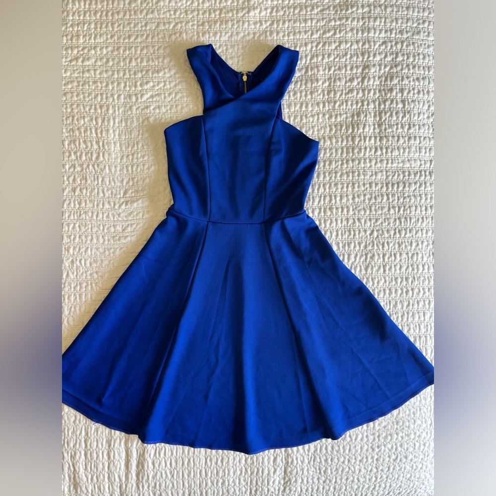 Express Bright Blue Dress